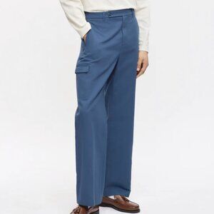 KOTN Blue Linen Trousers